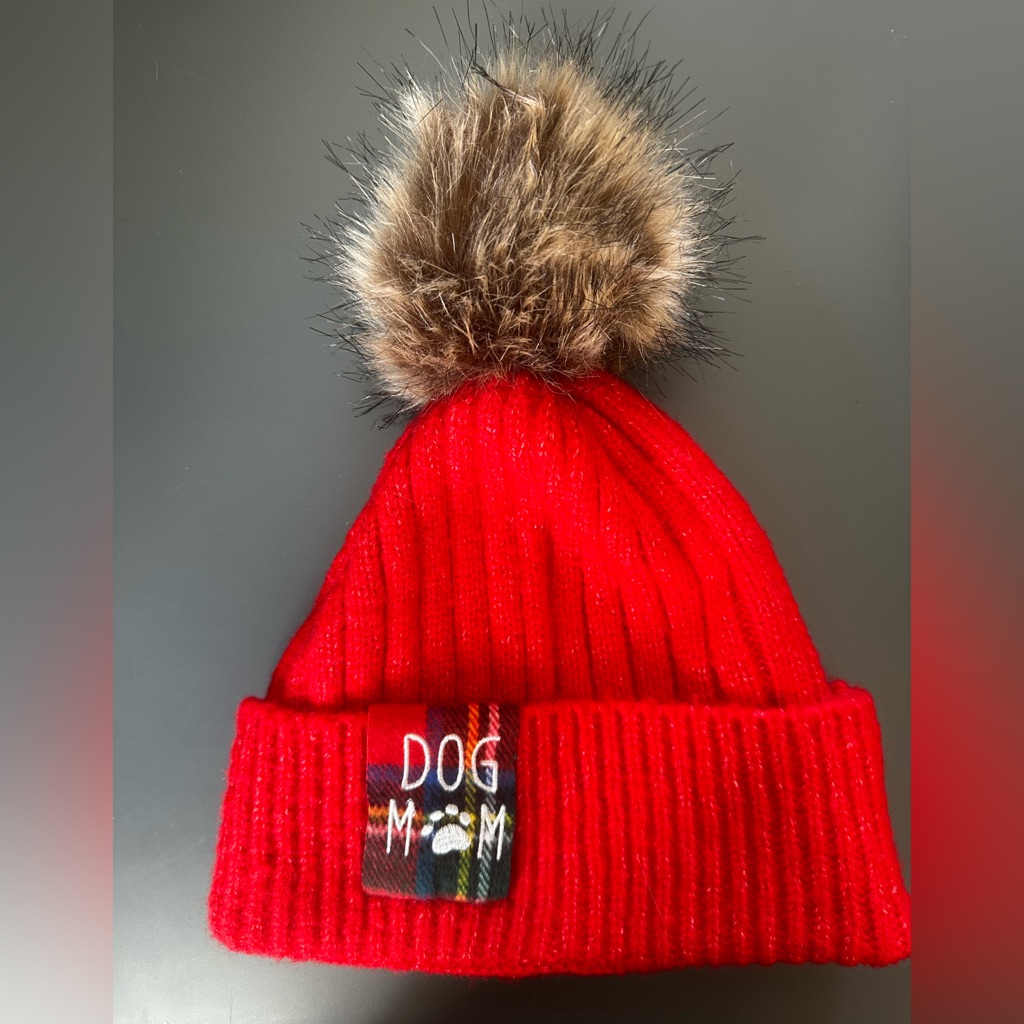 Brand New Dog Mom Winter Hat Brand New Dog Mom Winter Hat